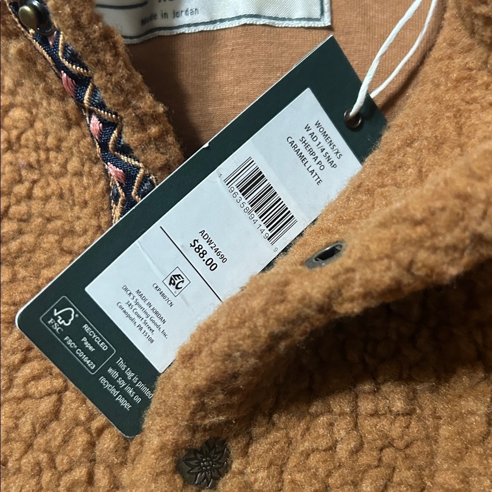 Alpine Design Brown Sherpa Pullover - Picture 7 of 7